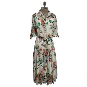 NWT Calvin Klein Floral Dress Size 14